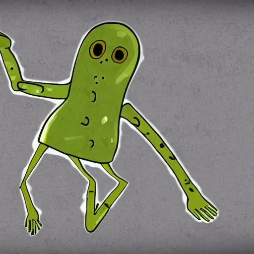 Prompt: Salad Fingers flash animation, 4k, hyperrealistic