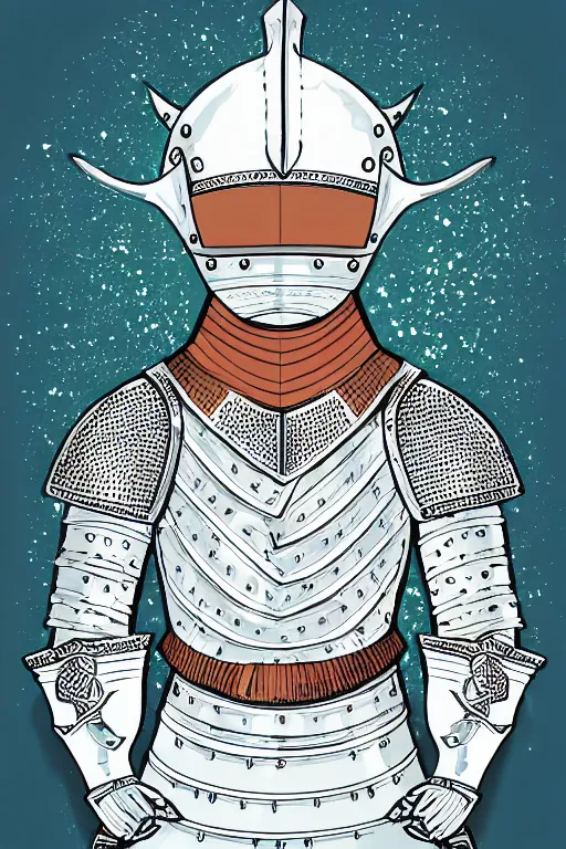 Prompt: Portrait of a dolphin in a medieval armor, knight, medieval, colorful, illustration, highly detailed, simple, smooth and clean vector curves, no jagged lines, vector art, smooth