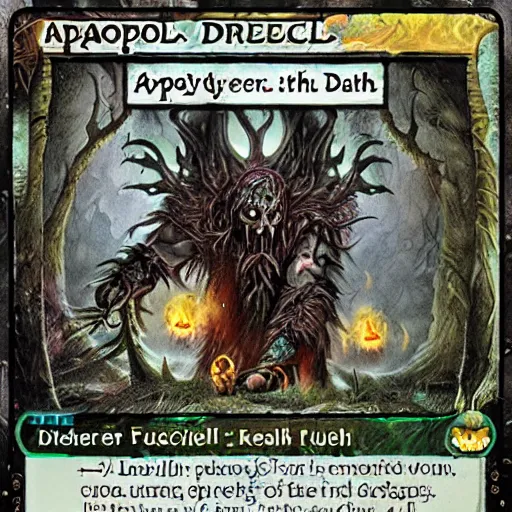 Image similar to apocryphal death fuel druid night