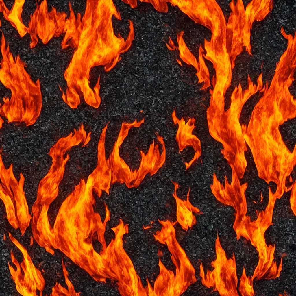 Prompt: texture of fire