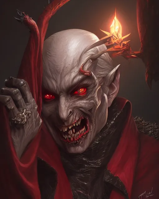 Prompt: vampire, highly detailed, d & d, fantasy, highly detailed, digital painting, trending on artstation, concept art, sharp focus, illustration, global illumination, shaded, art by artgerm and greg rutkowski and fuji choko and viktoria gavrilenko and hoang lap