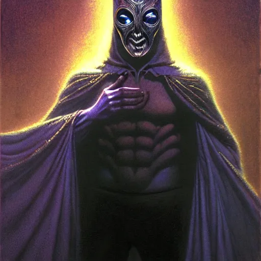 Prompt: cinematic portrait of a cosmic phantom of the opera, only head and chest, intricate, desaturated, Tim Hildebrandt, Wayne Barlowe, Bruce Pennington, donato giancola, larry elmore, maxfield parrish, Moebius, Thomas Ehretsmann, oil on canvas, gouache painting, masterpiece, trending on artstation, cinematic composition, dramatic pose, volumetric lighting, sharp, details, hyper-detailed, HD, 4K, 8K