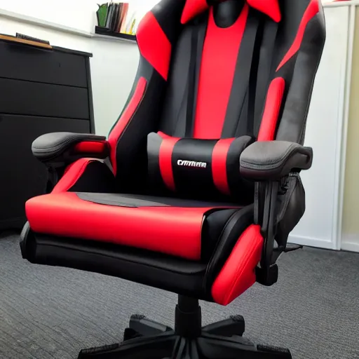 Image similar to a photo of the most uncomfortable gaming chair in the world.