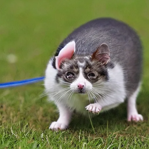 Image similar to dog cat mouse hybrid
