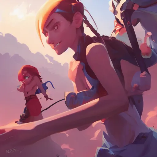 Prompt: hero world 3 do interactive multiplayer, behance hd by jesper ejsing, by rhads, makoto shinkai and lois van baarle, ilya kuvshinov, rossdraws global illumination