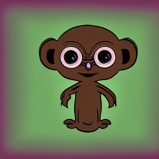 Image similar to tarsier computer art