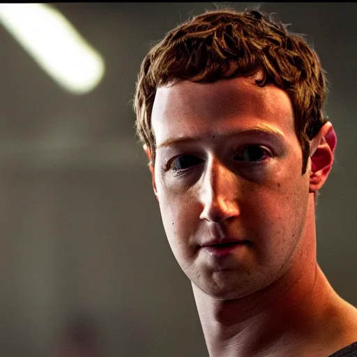 Prompt: epic movie still of mark zuckerberg in blade runner 2 0 4 9