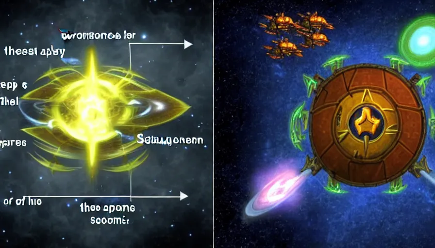 Image similar to the two complementary forces that make up all aspects and phenomena of life, from Starcraft