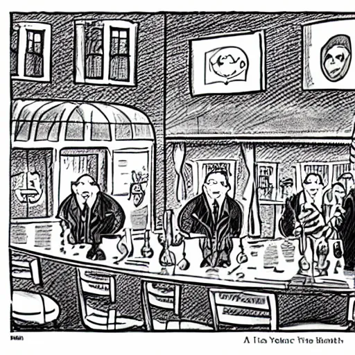 Prompt: A New Yorker cartoon