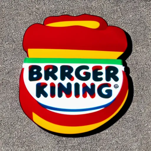 Prompt: Burger King Mascot