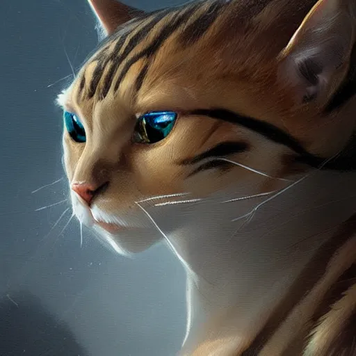 Warrior Cats Realistic Art · Creative Fabrica