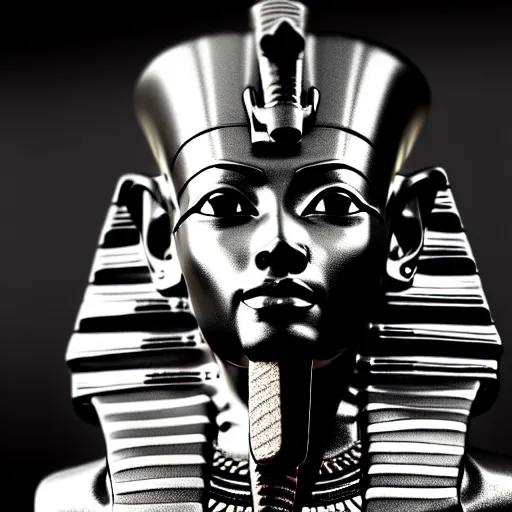 Image similar to an insanely detailed realistic photo of an egyptian pharaoh