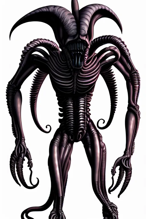 Image similar to full body xenomorph