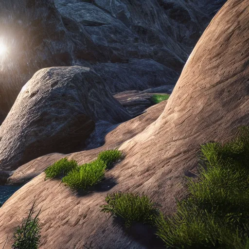 Image similar to a beautiful earth in full, highly detailed, crystal lighting, mystical, hyperrealistic, 4 k, unreal engine