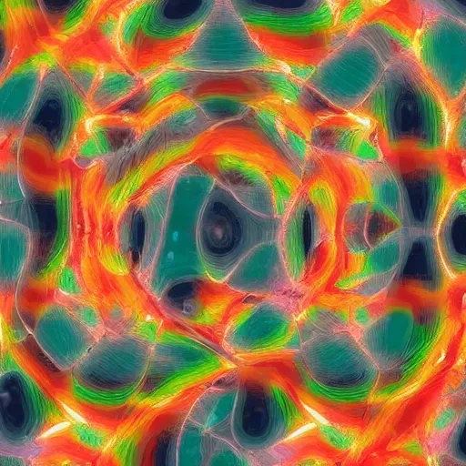 Image similar to polarized light photomagnetograph of muonic scattering among magnetic nanopillar oscillators with phonon reinforcement for plasma fusion spiral compression quantum bifringement leading to spectral alignment and coherence