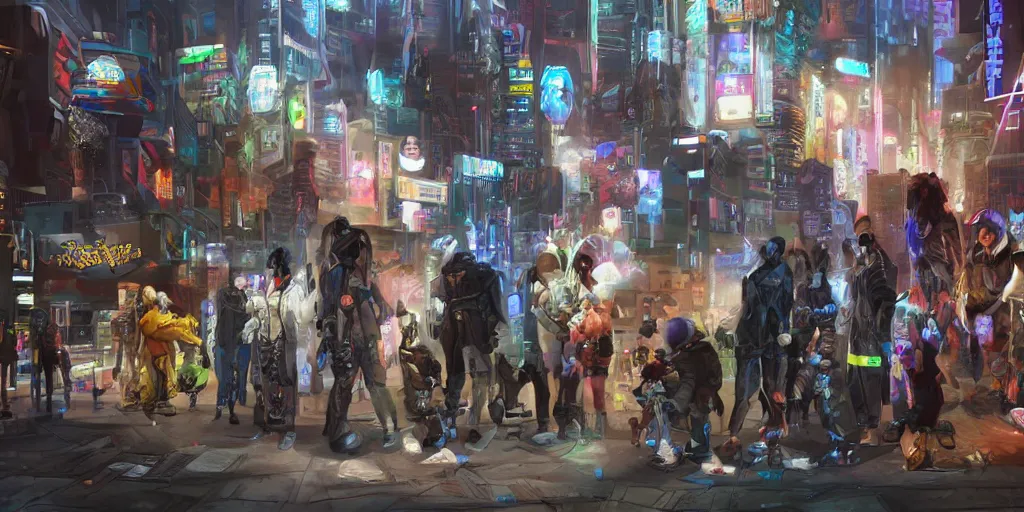 Image similar to high - resolution photograph from a cyberpunk era furry fandom convention ( midwest furfest 2 0 4 7 ), taking place after the genetic revolution and quantum singularity. photorealistic.