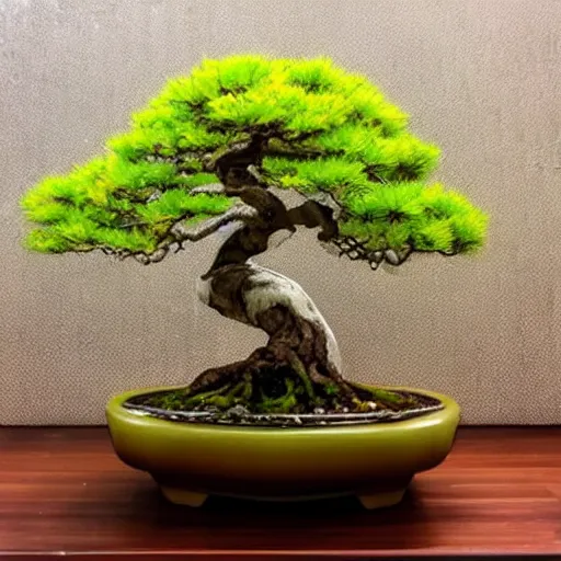 Image similar to photo of a beautiful maple bonsai tree on a kitchen counter, cinematic, bright, happy, golden ratio,