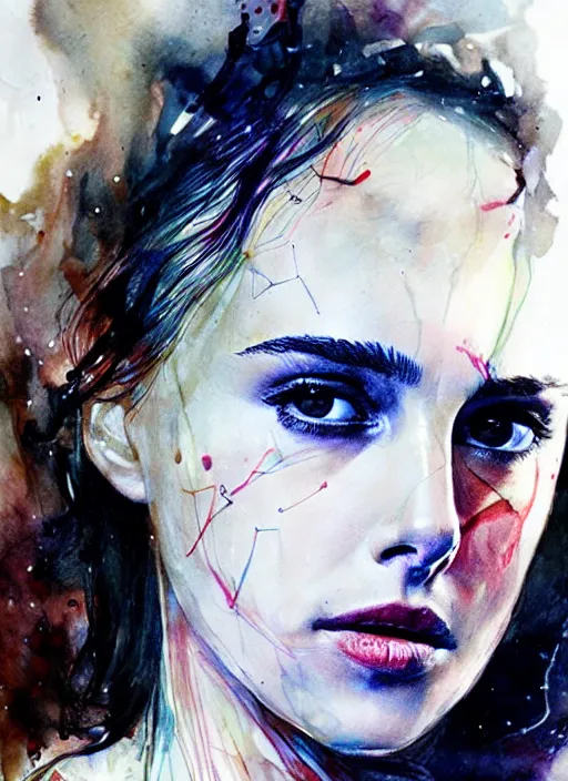 Image similar to nathalie portman by agnes cecile