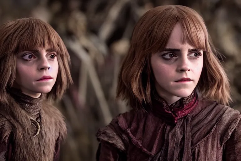 Image similar to emma watson plays a gelfling in the dark crystal : age of resistance, highly detailed, cinematic lighting, red weapon 8 k s 3 5, cooke anamorphic / i lenses
