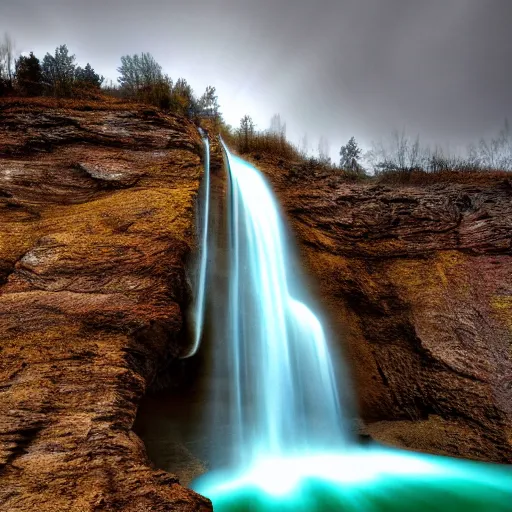 Prompt: spectacular waterfalls, winning award photo. canon rf 8 5 mm,