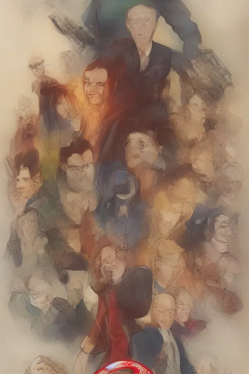Prompt: Agent carter illustration concept art in the style of Don Bluth