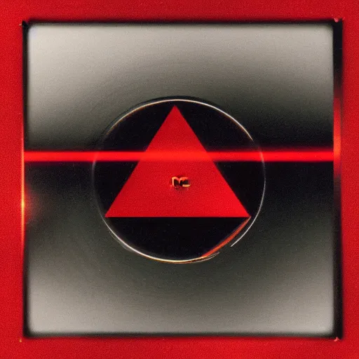 Image similar to close photograph of a cd cover with a red rectangle on it