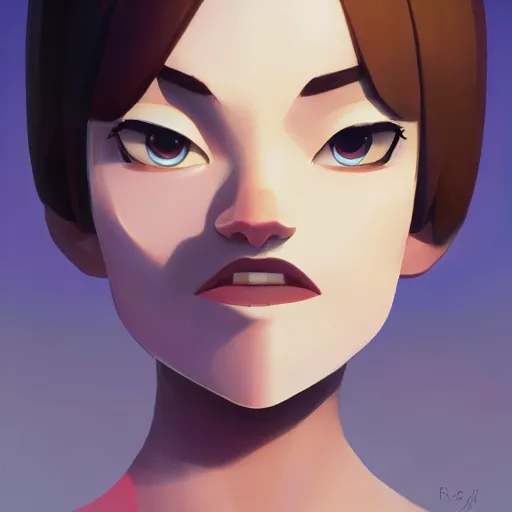 Image similar to face icon stylized minimalist nintendo, loftis, cory behance hd by jesper ejsing, by rhads, makoto shinkai and lois van baarle, ilya kuvshinov, rossdraws global illumination