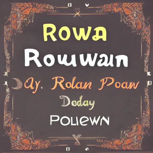 Image similar to professor Rowan daddy