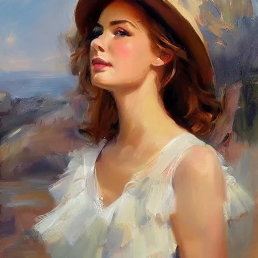 Image similar to painting by Vladimir Volegov