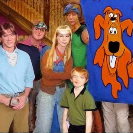 Image similar to scooby doo in real life