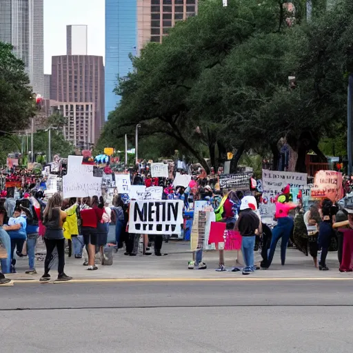 Image similar to protest agains the government in houston tx