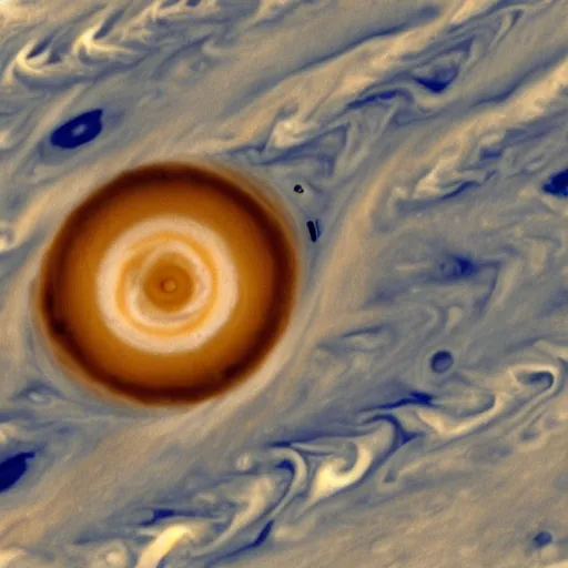 Prompt: a space fight on Jupiter’s Great Red Spot