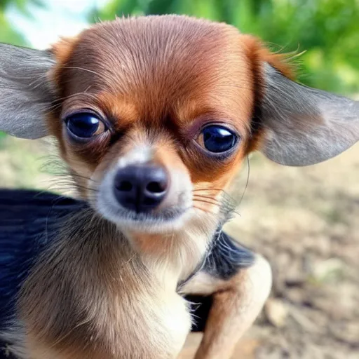 Image similar to photo of a hybrid between an ant and a chihuahua