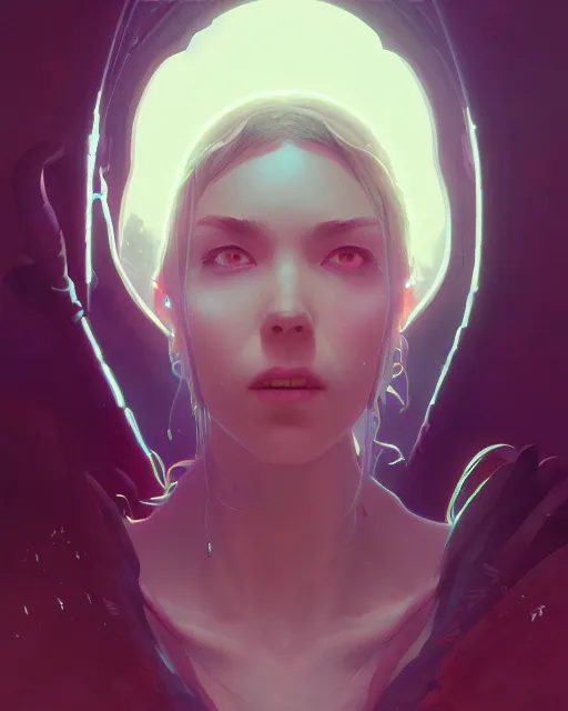 Image similar to highly detailed vfx portrait of despair, unreal engine, greg rutkowski, loish, rhads, beeple, makoto shinkai and lois van baarle, ilya kuvshinov, rossdraws, tom bagshaw, alphonse mucha, global illumination, detailed and intricate environment