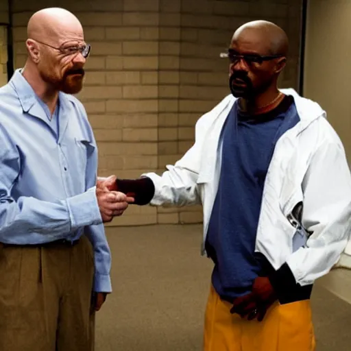 Image similar to walter white meets walter black, his african american version