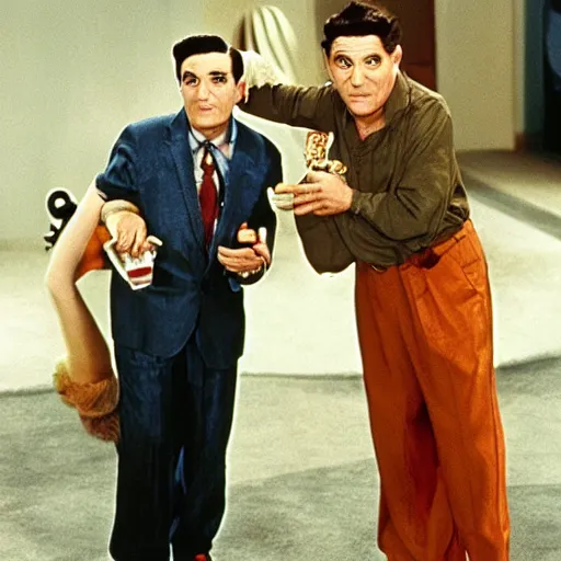 Image similar to charlie sheen in the 3 stooges