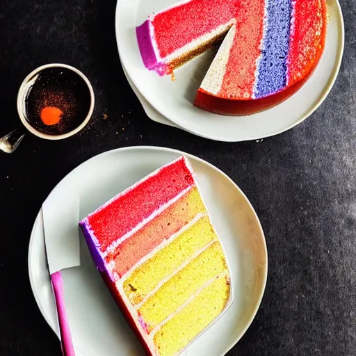 Image similar to high resolution photo of candy cake, michelin star, very tasty, food photography, instagram, trending