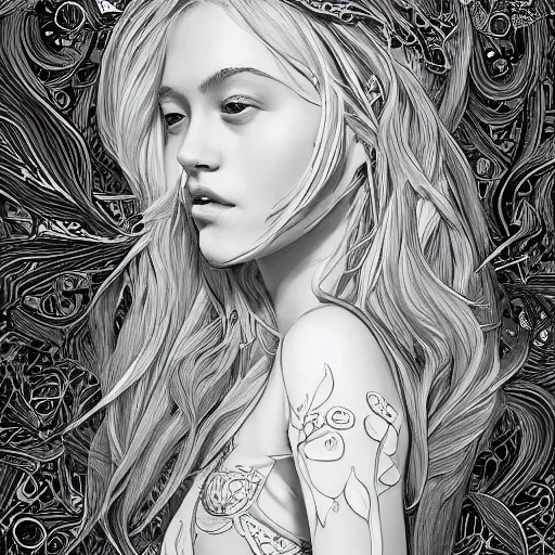 Prompt: a portrait of an incredibly beautiful, graceful, elegant, and sophisticated young blonde girl made of garlic, an ultrafine detailed illustration by james jean, intricate linework, bright colors, final fantasy, behance contest winner, vanitas, angular, altermodern, unreal engine 5 highly rendered, global illumination, radiant light, detailed and intricate environment