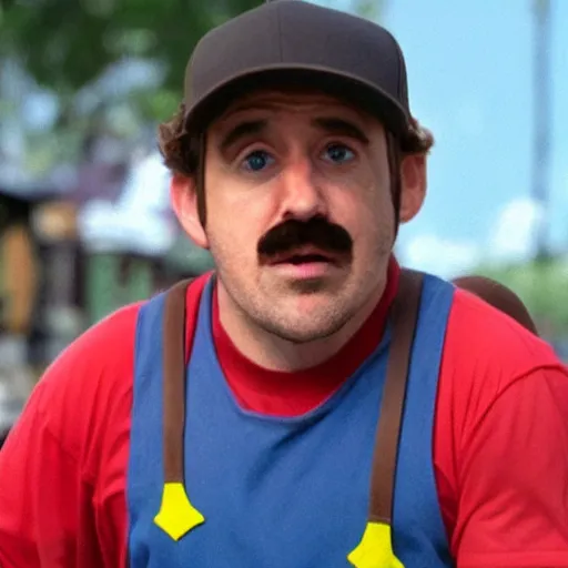 Image similar to real - life - supermario as rickety cricket, it's always sunny in philadelphia, 8 k