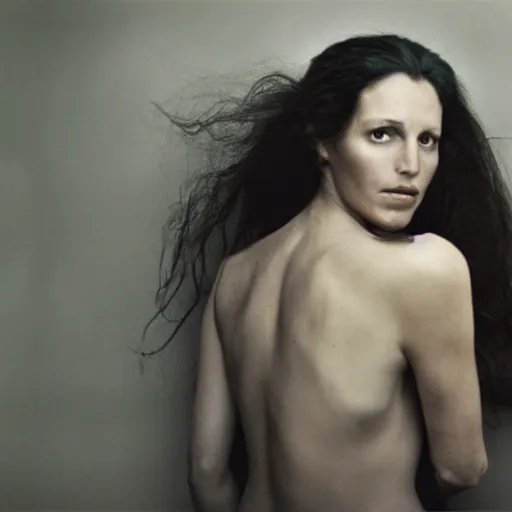 Image similar to a portrait of a woman by annie leibovitz