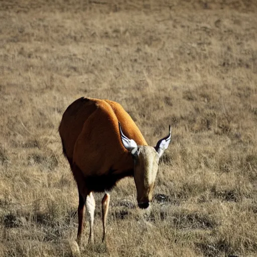 Prompt: walter white eating antelope, photography,