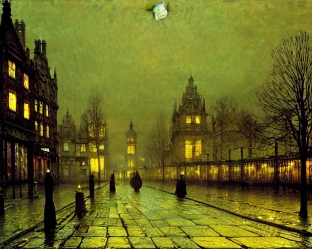 Image similar to john atkinson grimshaw