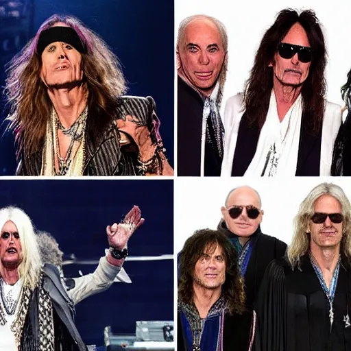 Image similar to The members of Aerosmith become Supreme Court justices