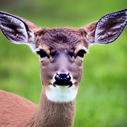 Image similar to a calming image of a deer. deer portrait. symmetric. award - winning photography. trending on artstation