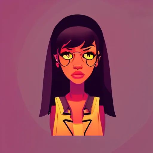 Image similar to 2 d character design, female rapper, vector art, digital art, portrait, 4 k, 8 k, sharp focus, smooth, illustration, concept art, music artist