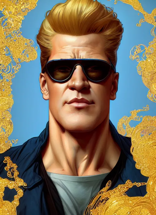 johnny bravo, hyper detailed, illustration, digital | Stable Diffusion ...