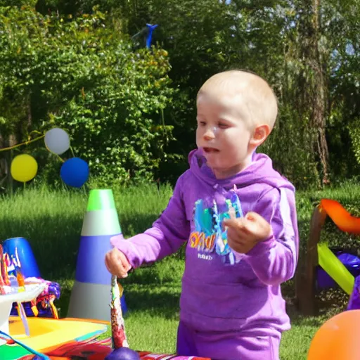 Image similar to rasmus playing at a children's birthday party