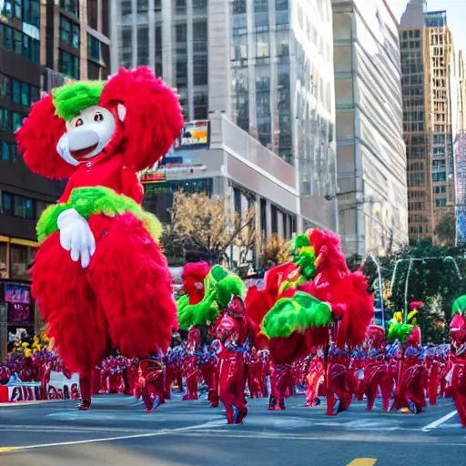 Image similar to macy's day parade