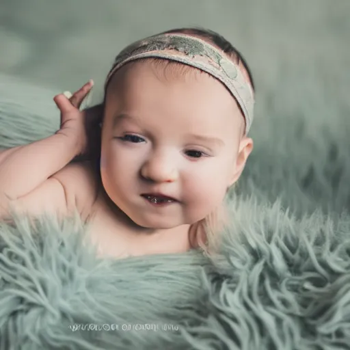 Prompt: 5 0 mm photo of a baby