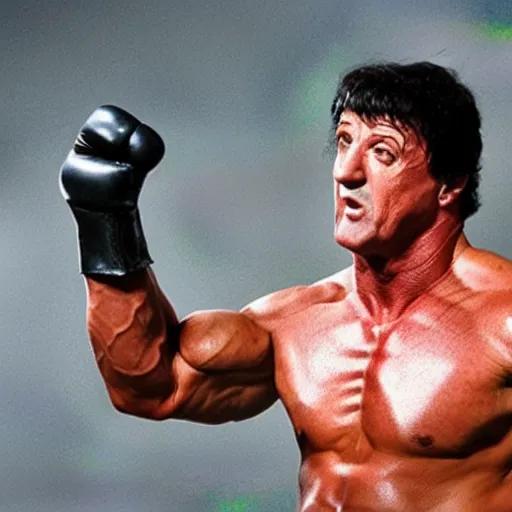 Image similar to sylvester stallone as rocky